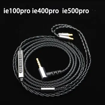 Új Frissítés kábel IE100pro IE400Pro IE500Pro Monokristályos Réz, mikrofon