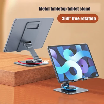 Új Telefon, Tablet Jogosultja iPad Állvány 360 Forgatás, Állítható Összecsukható Asztal Telefon Támogatja A Xiaomi Samsung Tablet Állvány, Konzol