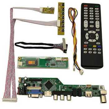 Új TV Készlet CLAA154WB05A CLAA154WB05AN TV+HDMI+VGA+AV+USB LCD LED képernyő Vezérlő Tábla Driver