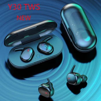 új Y30 TWS Sport Bluetooth Headset Headset, Digitális Kijelző Mini Vezeték nélküli Bluetooth Headset 5.0 Touch Headset, iPhone Xiaomi