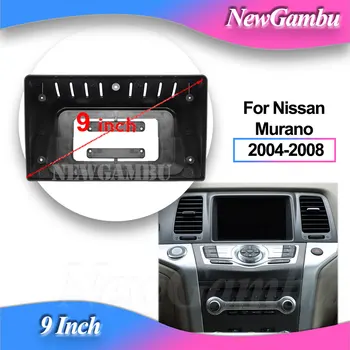NewGambu 9 inch Autó Keret Fascia Adapter Dekóder Nissan Murano 2004-2008 Illeszkedő Panel Készlet