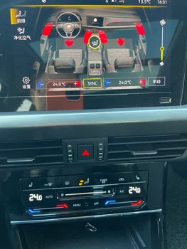 VW Golf 7 7.5 GTI R Frissítés LCD Touch Légkondicionáló Kapcsoló
